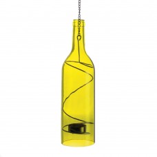 Beachcrest Home Bottle Hanging Glass Candleholder BCMH2225